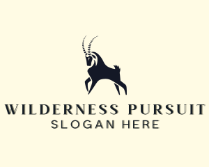 Ibex Forest Animal logo design