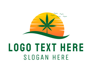 Weed Sunset  logo