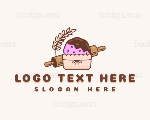 Pastry Muffin Cupcake Logo