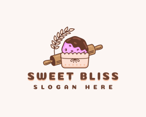 Pastry Cookie Dessert logo design