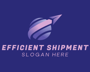 Globe Arrow Logistics logo design