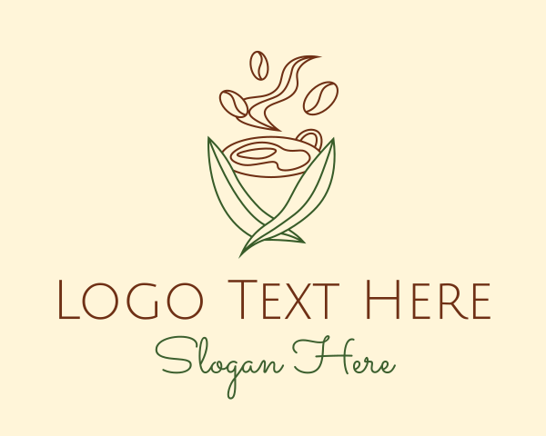 Coffee Plant logo example 2