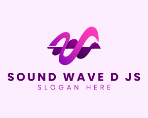 Audio Sound Wave Tune logo design