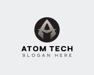 Tech Startup Company Letter A logo design