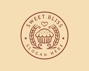 Wheat Cup Cake logo design