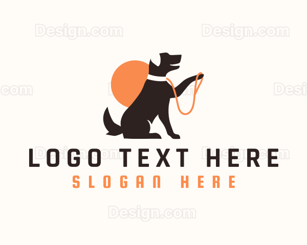 Dog Training Leash Logo