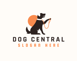 Dog Training Leash logo design