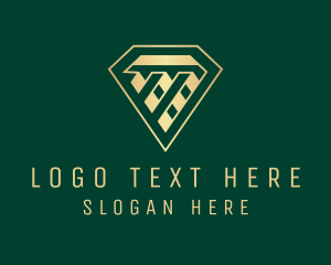 Textile Fashion Diamond  logo