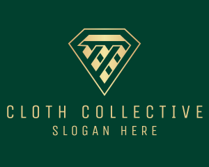 Textile Fashion Diamond  logo