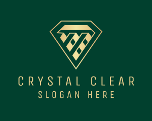 Textile Fashion Diamond  logo design