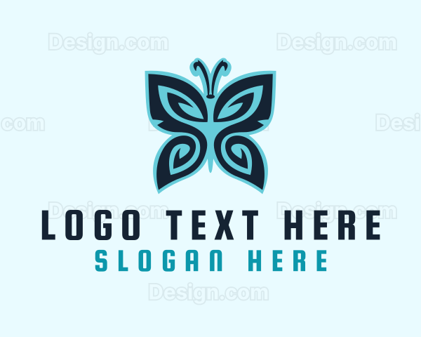 Pattern Wings Butterfly Logo