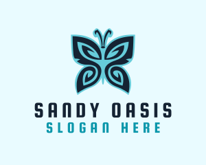 Pattern Wings Butterfly logo design