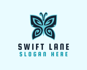 Pattern Wings Butterfly logo design