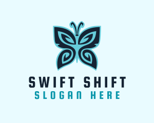 Pattern Wings Butterfly logo design