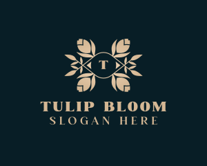 Tulip Flowers Florist logo design