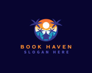 Vacation Beach Travel logo design