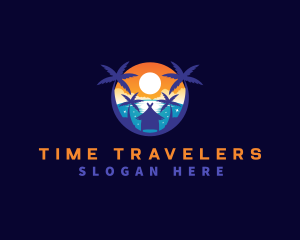 Vacation Beach Travel logo design