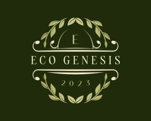 Eco Leaf Décor logo design