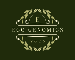 Eco Leaf Décor logo design