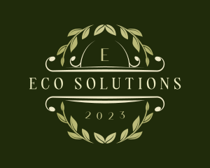 Eco Leaf Décor logo design