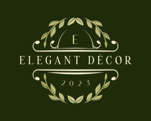 Eco Leaf Décor logo design