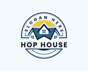 Roof House Property logo design