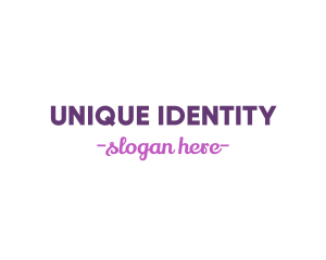 Modern Sans Serif Wordmark logo