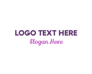 Modern Sans Serif Wordmark Logo
