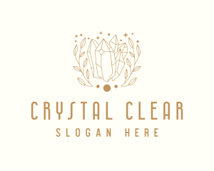 Luxury Jewelry Crystal logo design