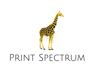 Painted Giraffe Art logo design