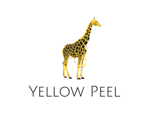 Painted Giraffe Art logo design