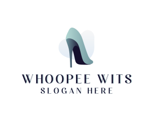 Stiletto High Heel Shoe Logo