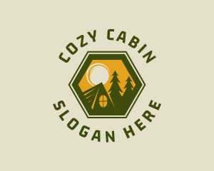Forest Woods Cabin  logo