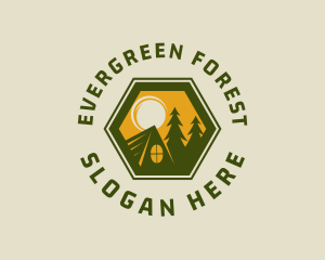 Forest Woods Cabin  logo