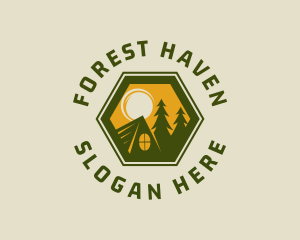 Forest Woods Cabin  logo