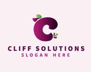 Florist Flower Letter C logo design