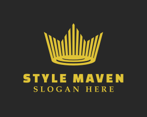 Elegant Style Crown logo design