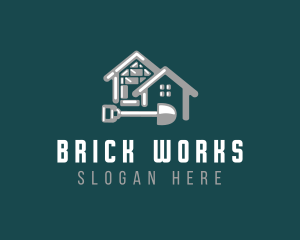 Brick Construction Builder logo design