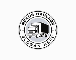 Truck Vehicle Transport logo design