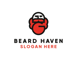 Hipster Ginger Beard logo