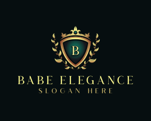 Majestic Luxury Shield logo design