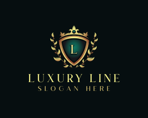 Majestic Luxury Shield logo design