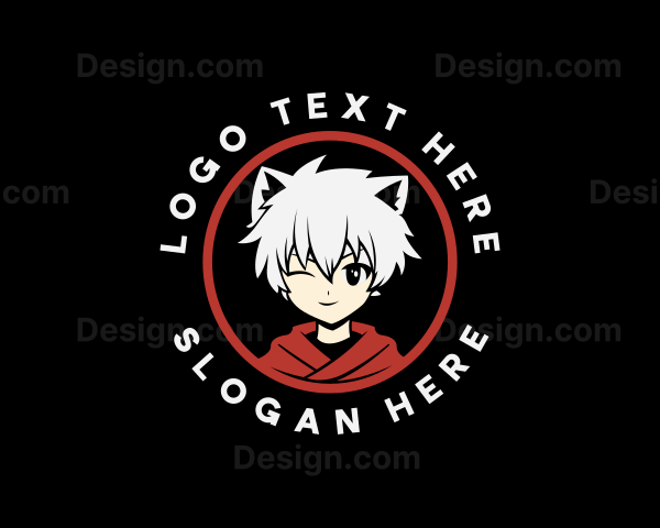 Cosplay Anime Cat Logo