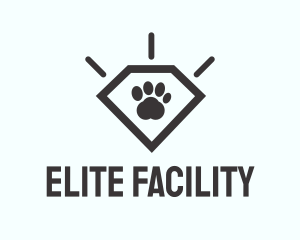 Pet Paw Gem logo design