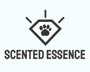 Pet Paw Gem logo design