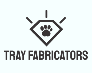 Pet Paw Gem logo design