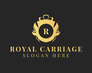 Royal Wreath Shield logo design