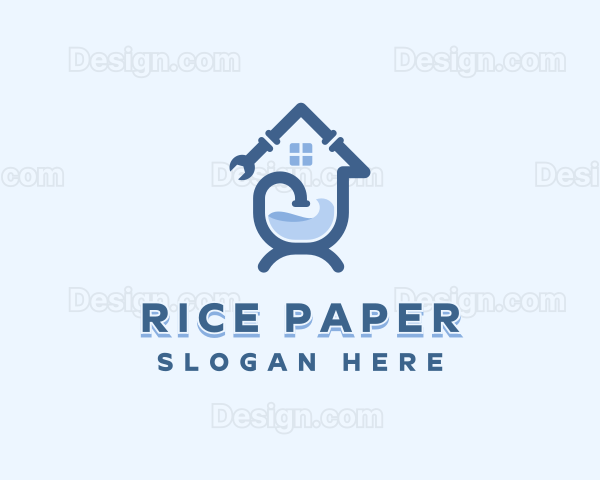 Plumber Repairman Pipe Logo