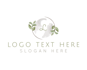 Organic Leaves Watercolor logo