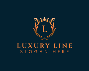 Luxury Crest Crown logo design